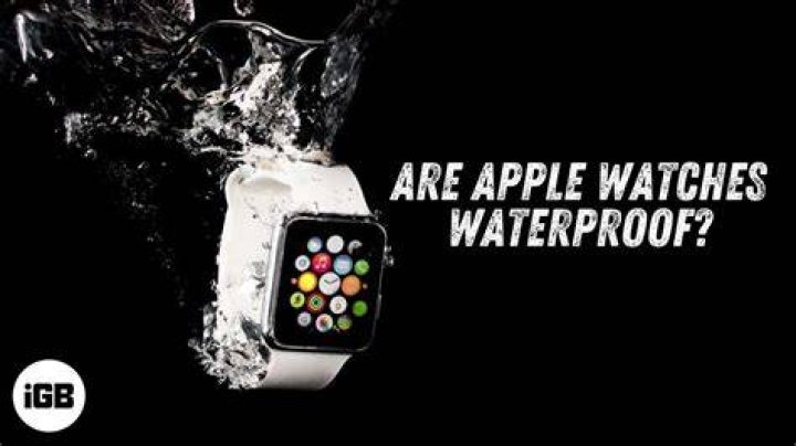 Are Apple computers water resistant?