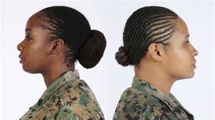 Are braids allowed in the military?