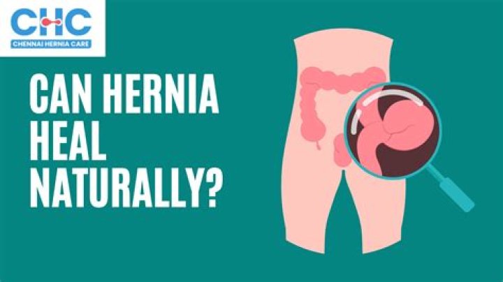 Can a groin hernia heal itself?