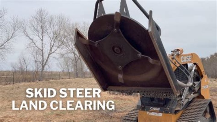 Can a skid steer remove trees?