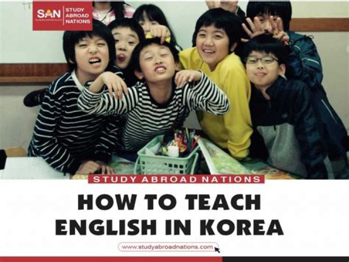 Can an Indian teach English in South Korea?