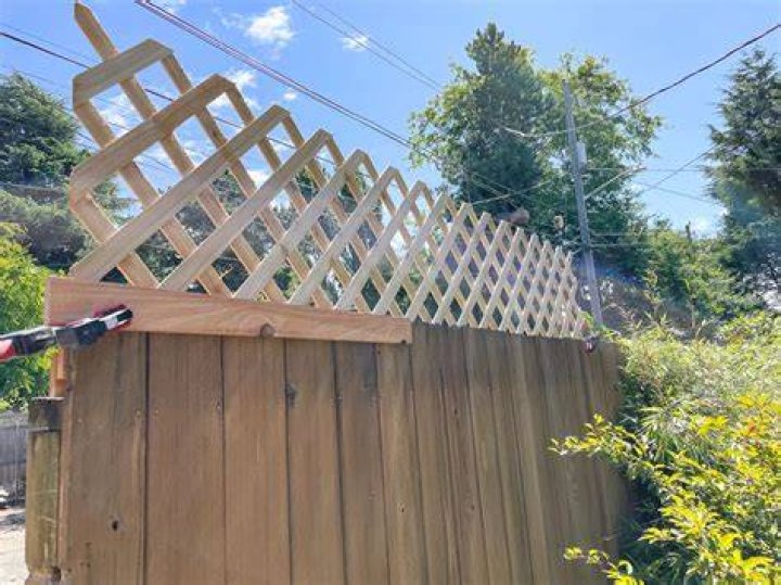 Can I add lattice to my fence?