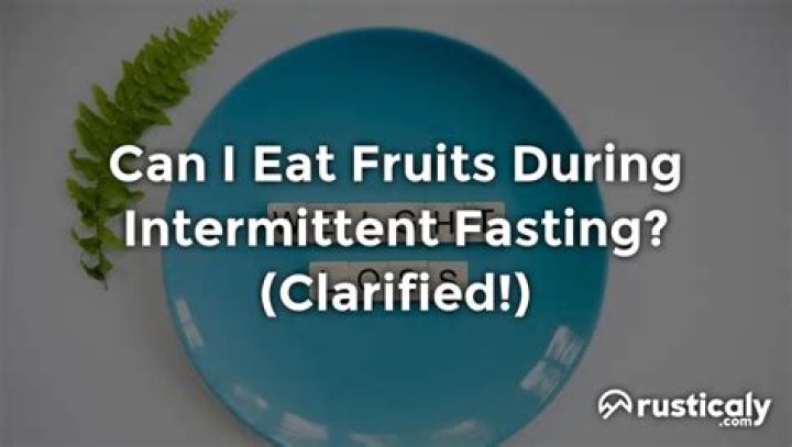 Can I eat anything during intermittent fasting?