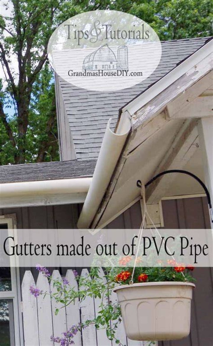 Can I use PVC as gutter?