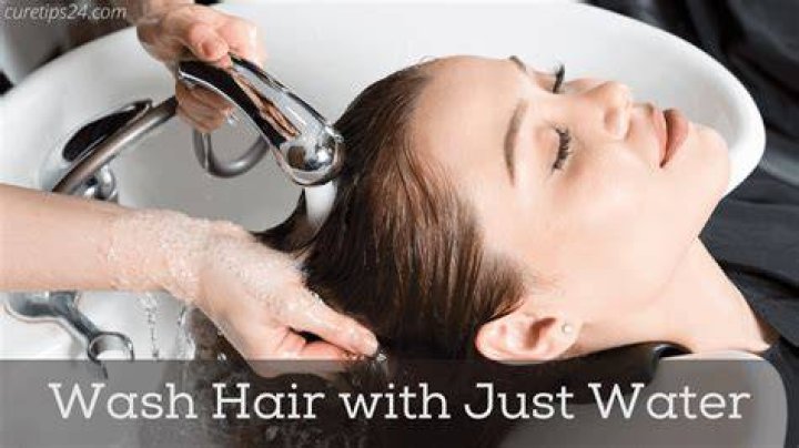 Can I wash my hair with just water?