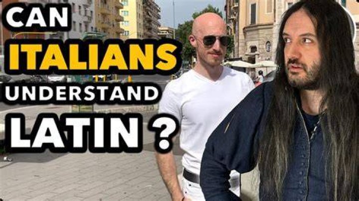 Can Italians understand Latin?