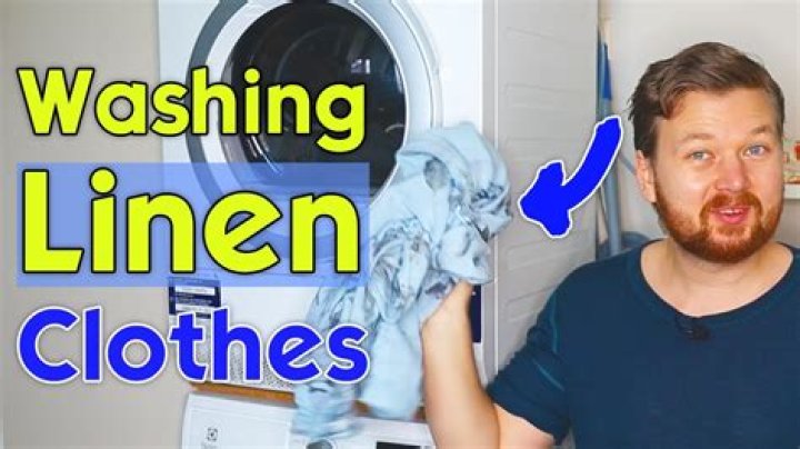 Can linen be washed?