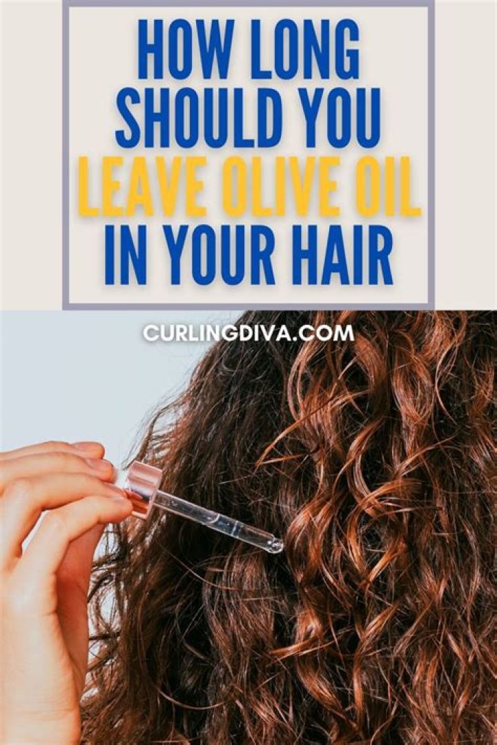 Can olive oil stay in hair overnight?