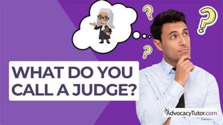 Can you call judge Sir?