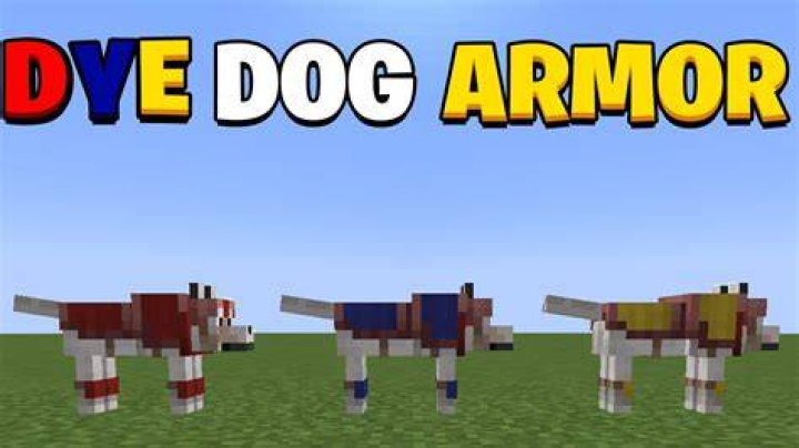 Can you dye armor in Minecraft?