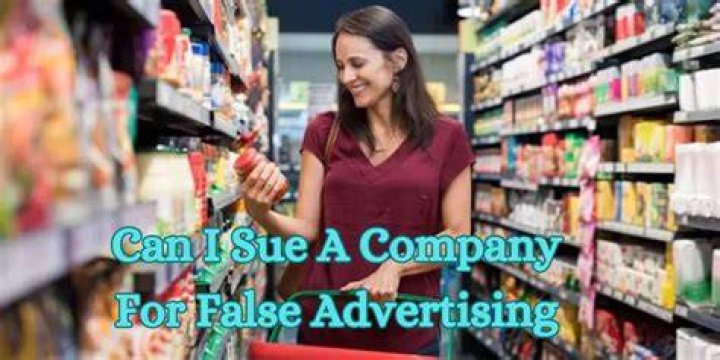 Can you sue someone for false advertising on Facebook marketplace?
