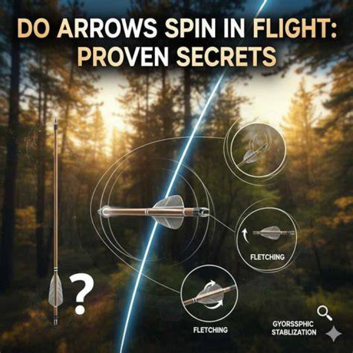 Do arrows spin when fired?