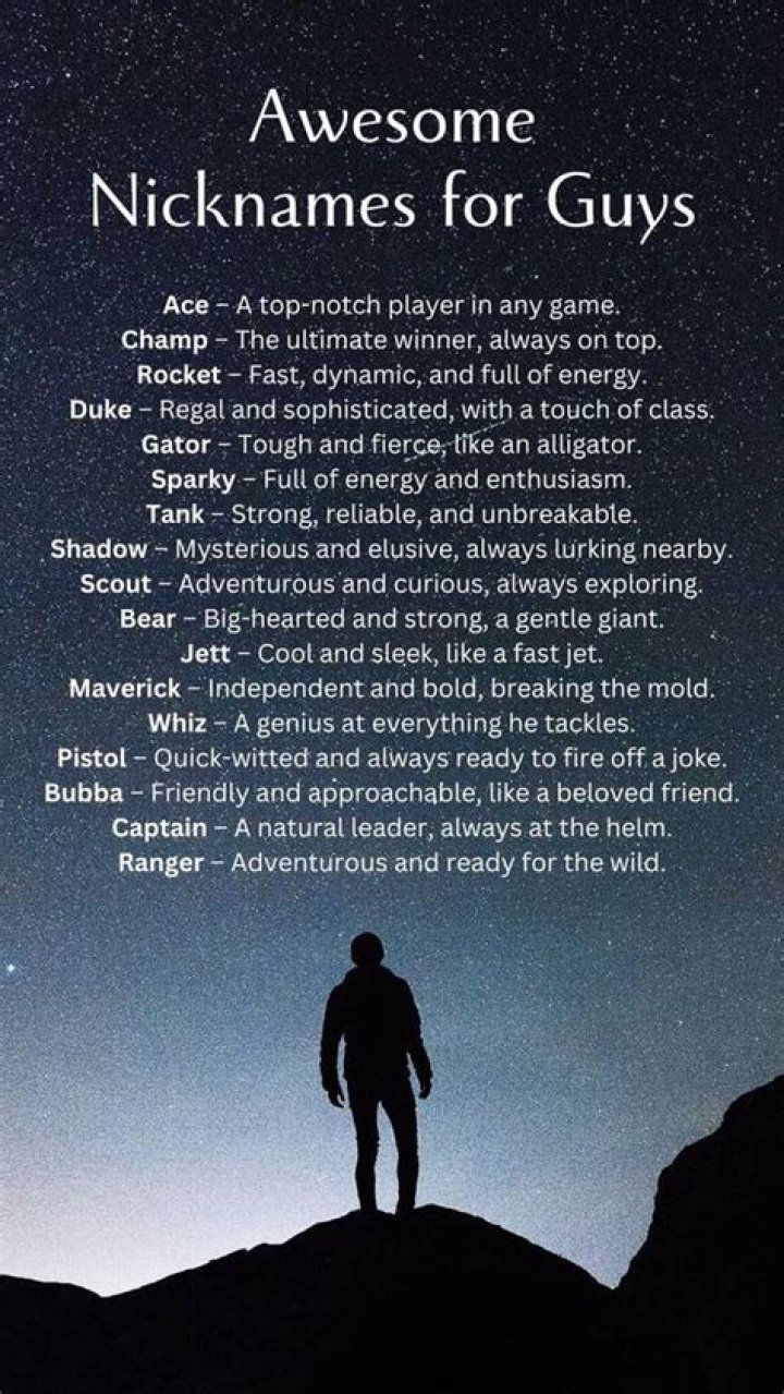 Do guys like nicknames?