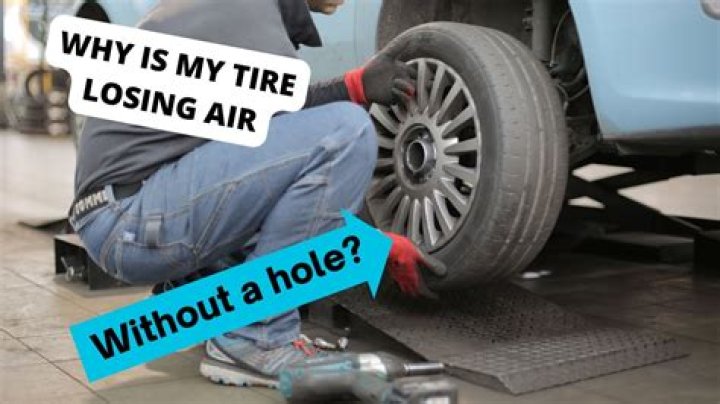 Do tires lose air when not driven?