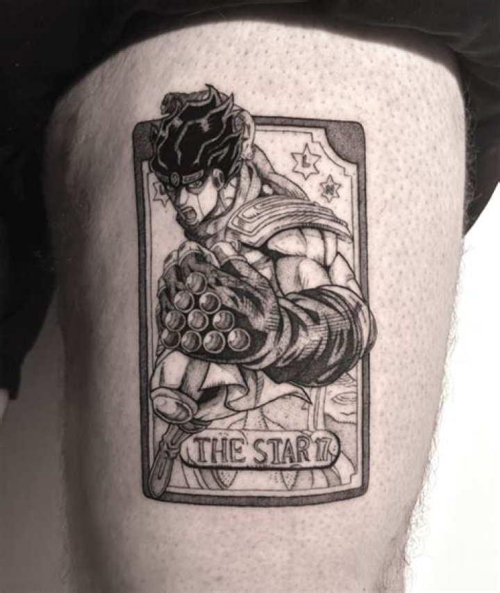 Does Bruno have a tattoo JoJo?