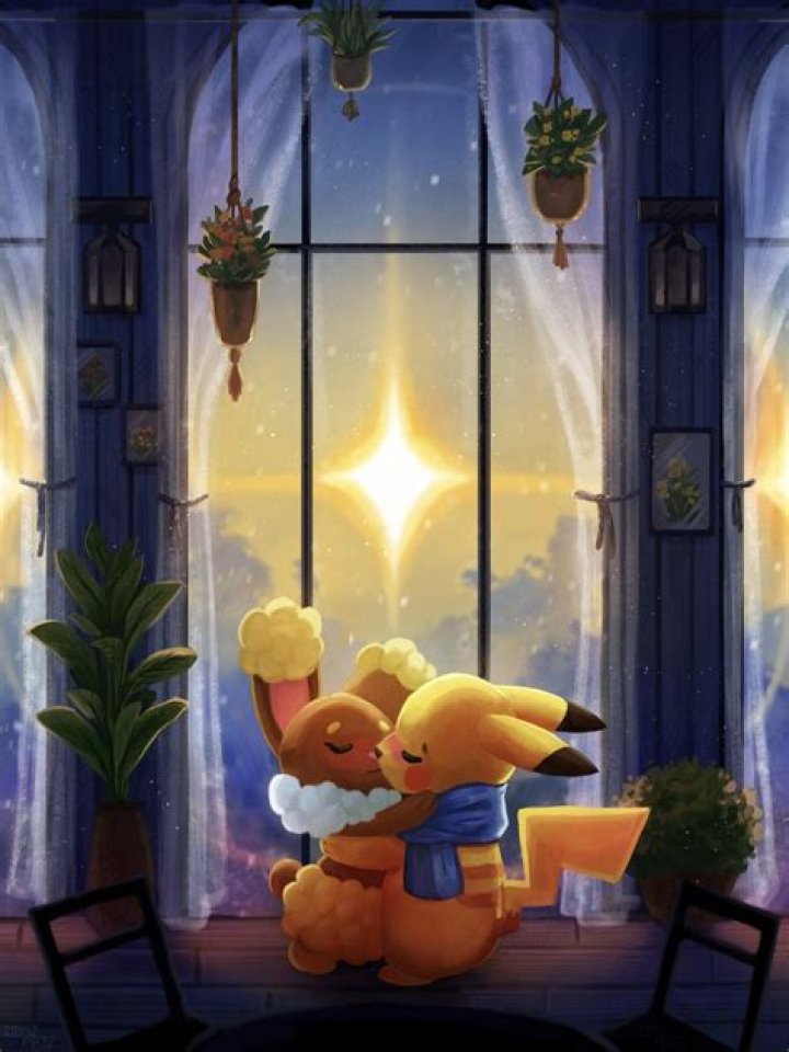 Does Dawn's Buneary have crush on Pikachu?