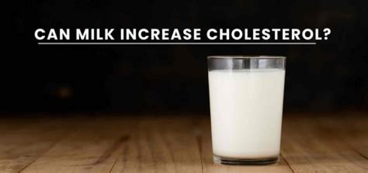 Does milk increase cholesterol?