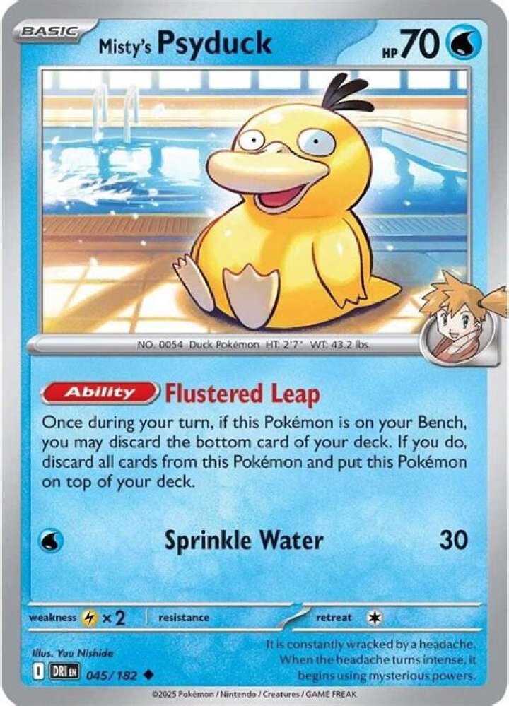 Does Misty's Psyduck evolve?