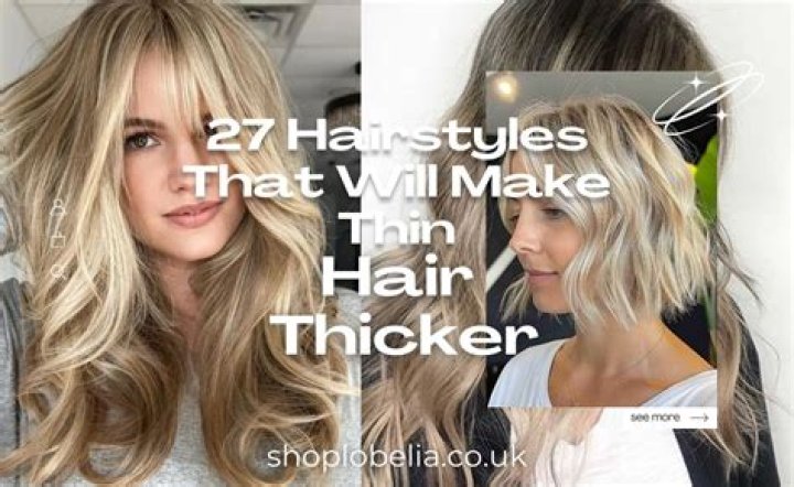 Does ombre make hair look thicker?