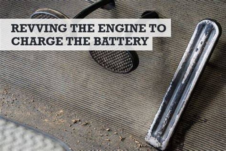 Does revving the engine charge the battery?
