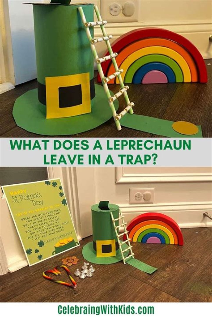 Does the leprechaun leave anything?