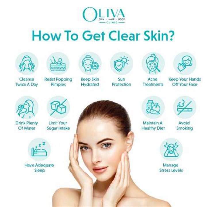 How can a teenage girl have clear skin?