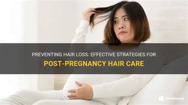 How can I prevent hair loss after pregnancy?