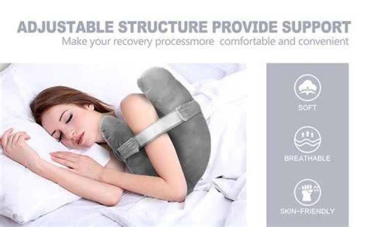 How can I sleep comfortably with a broken leg?