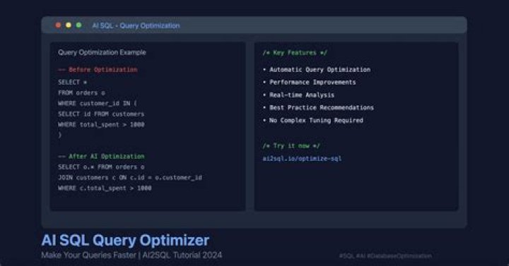 How can we optimize a SQL query?