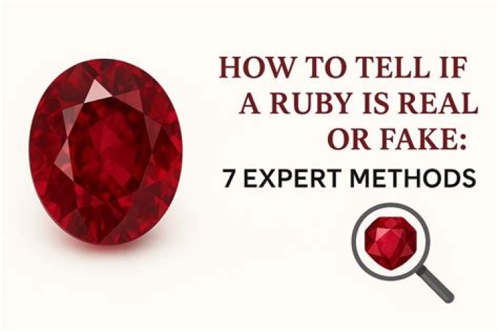 How can you tell if a ruby is cracked?