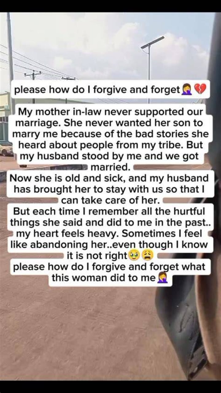 How do I forgive and forget?