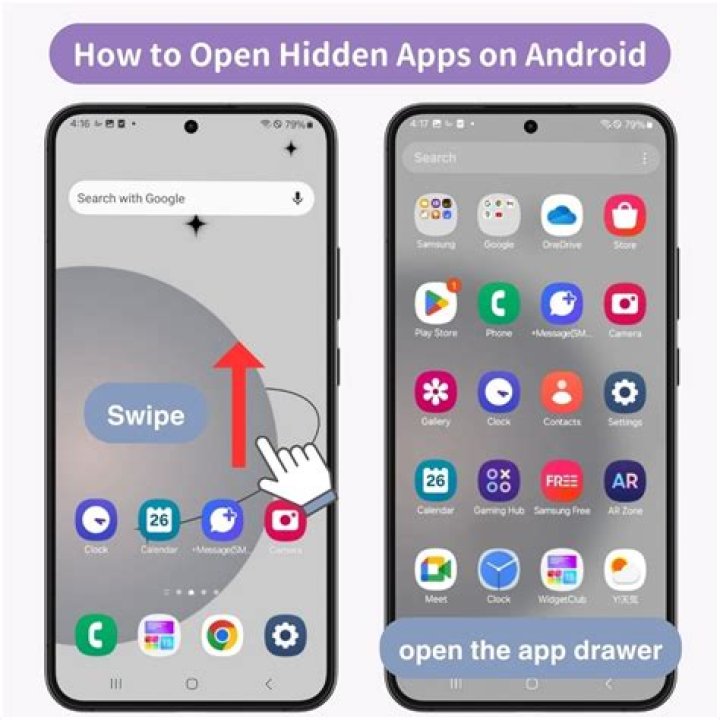 How do I hide app icons?