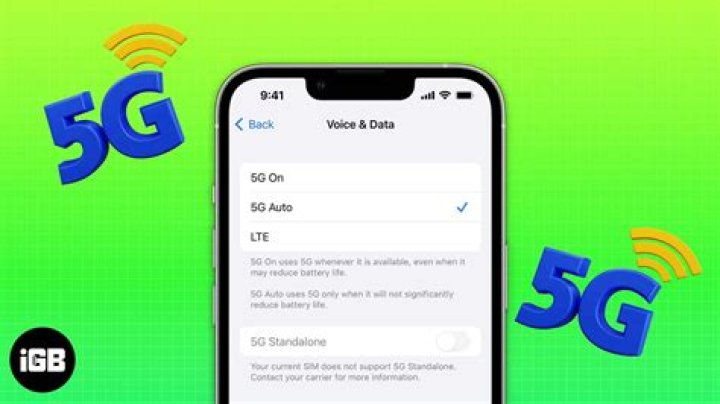 How do I know if my iPhone is running on 5G?
