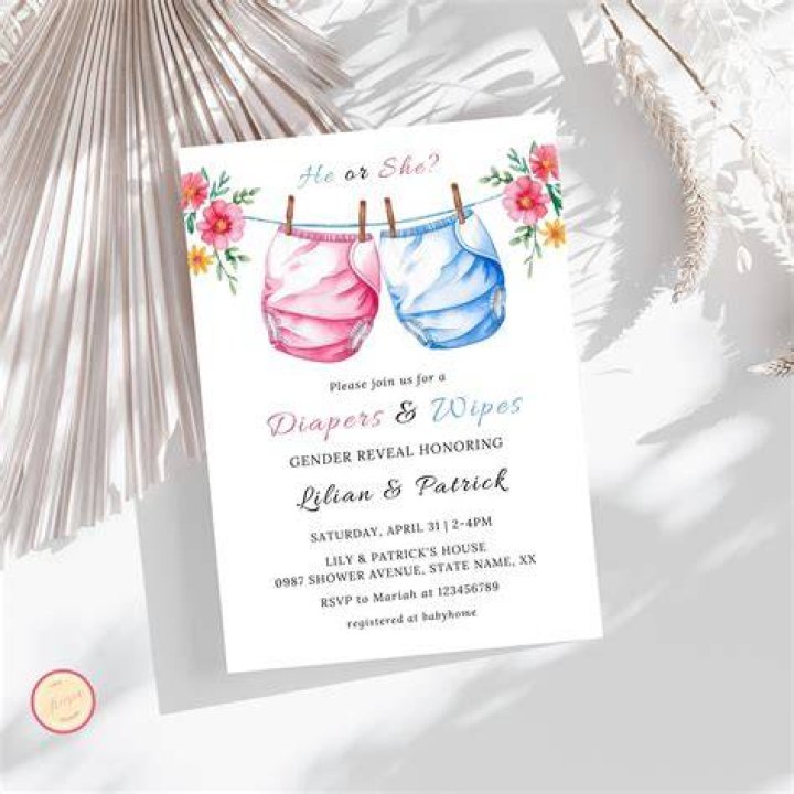 How do you ask guests to bring diapers to a baby shower?