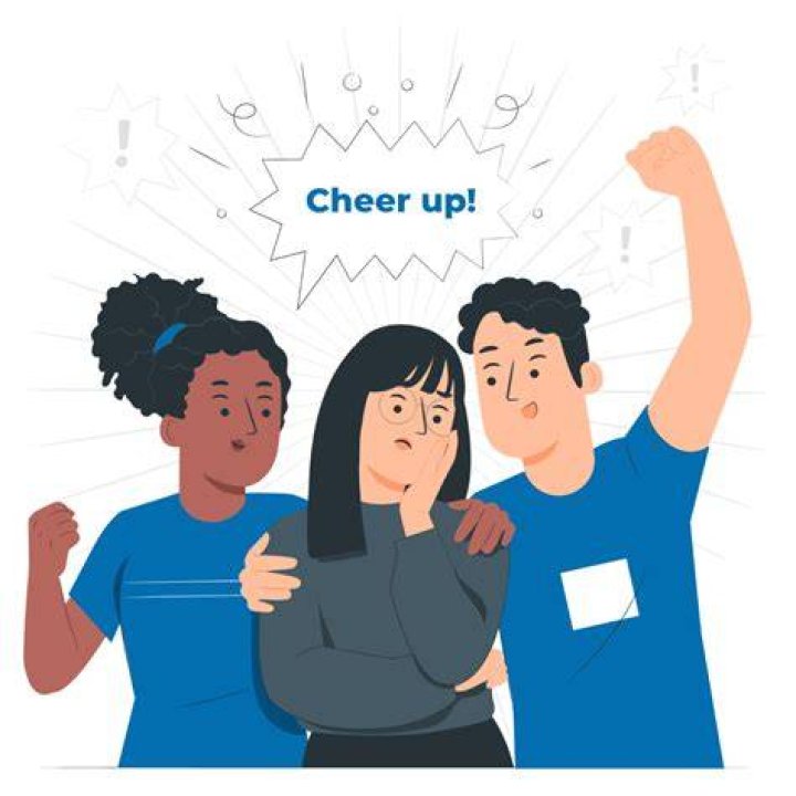 How do you cheer up a girl over text?