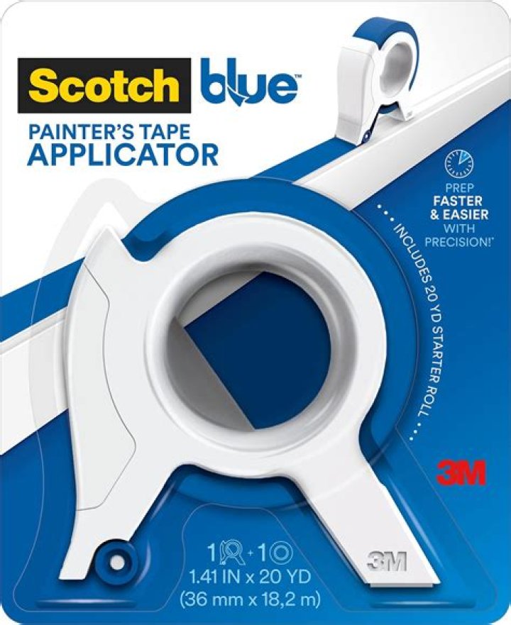 How do you fix painters tape after painting?