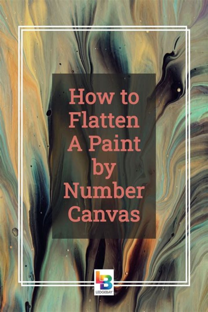 How do you flatten a painted canvas?