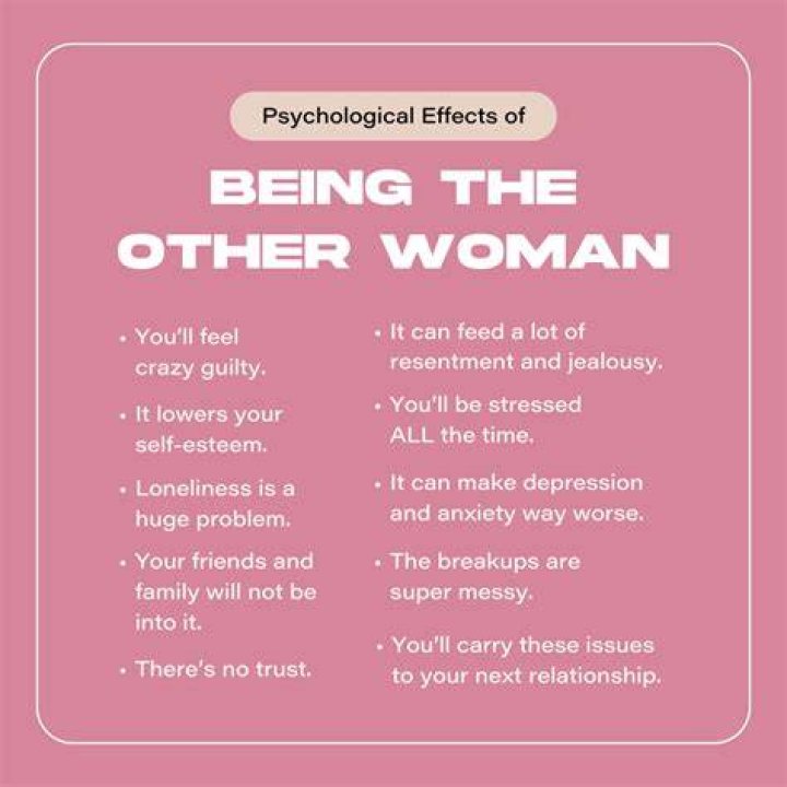 How do you heal after being the other woman?