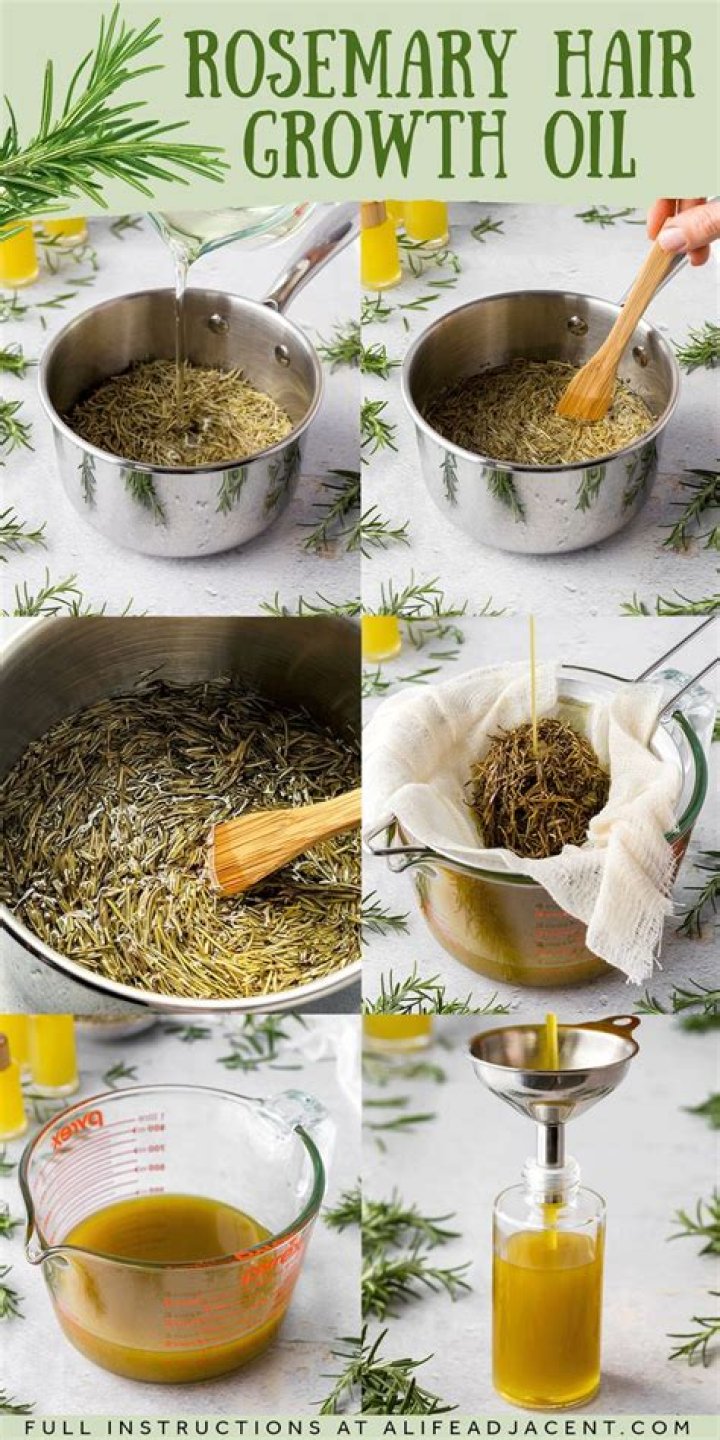 How do you make rosemary oil for hair growth?