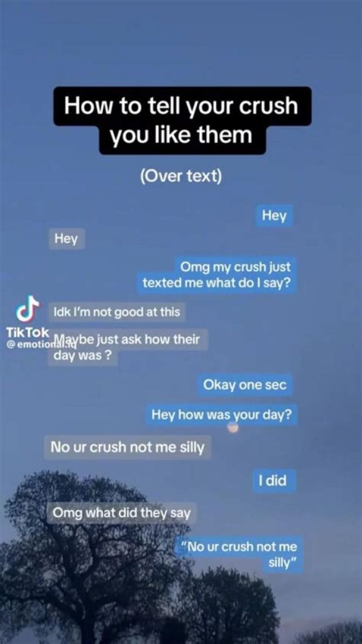 How do you make your crush blush over text?