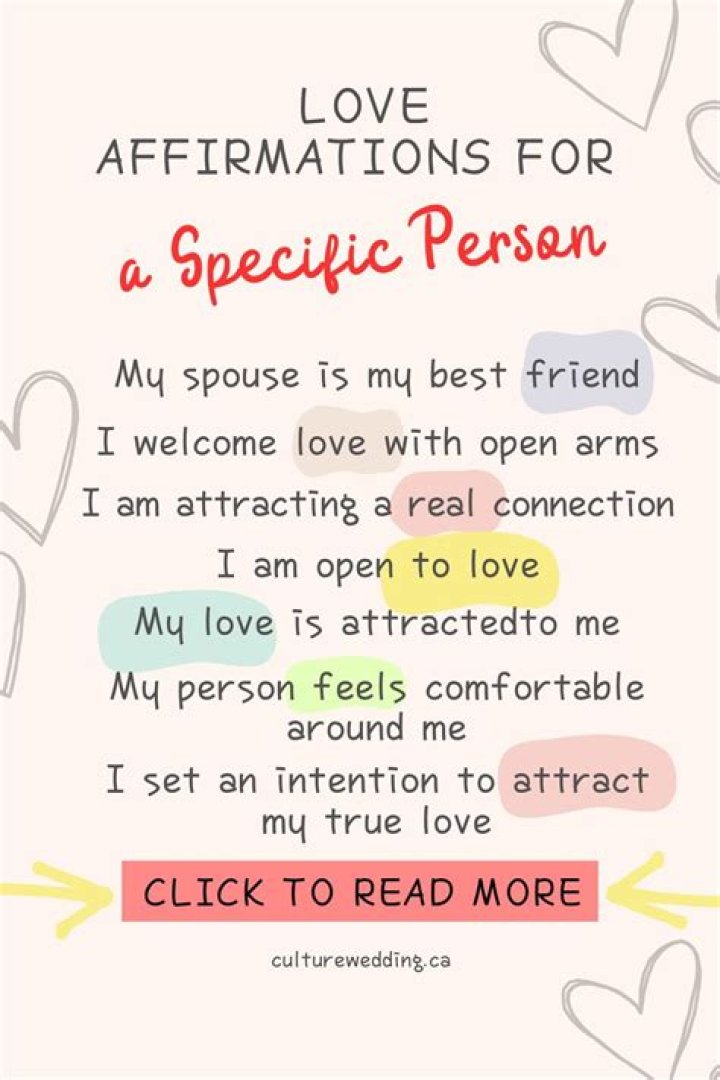 How do you manifest a specific person?