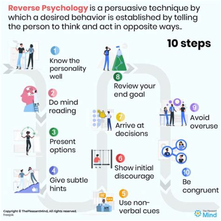 How do you play reverse psychology on a man?