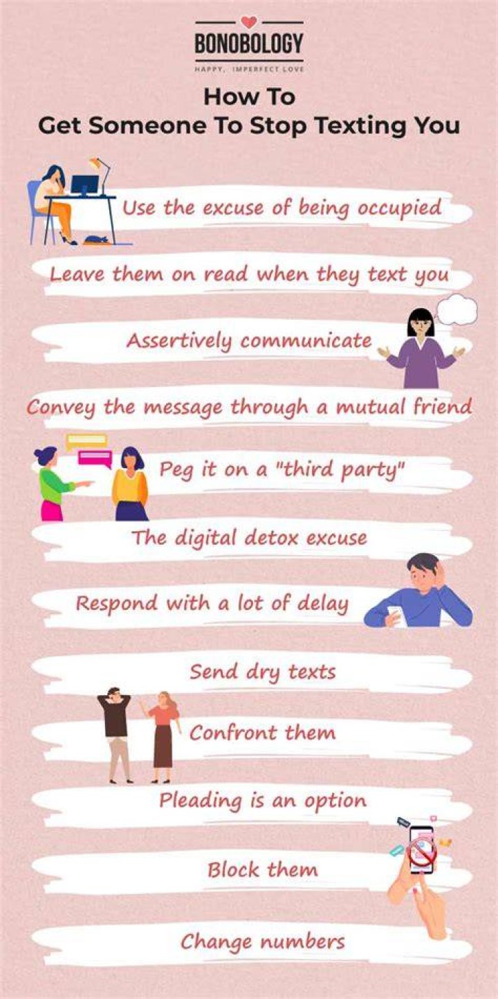 How do you stop someone from texting you without blocking them?