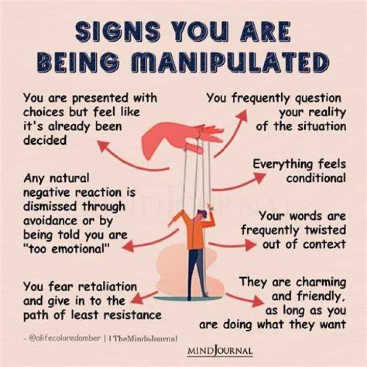 How do you tell if you are being manipulated?