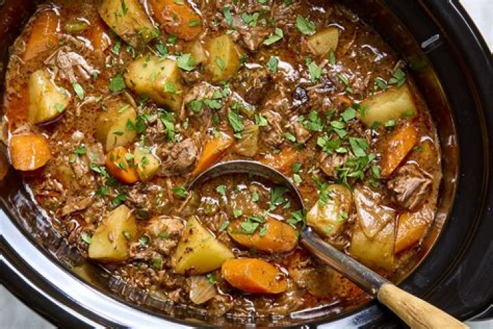 How do you thicken stew in a slow cooker?