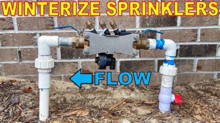 How do you winterize PVC pipe?