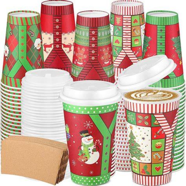 How do you wrap Christmas cups?