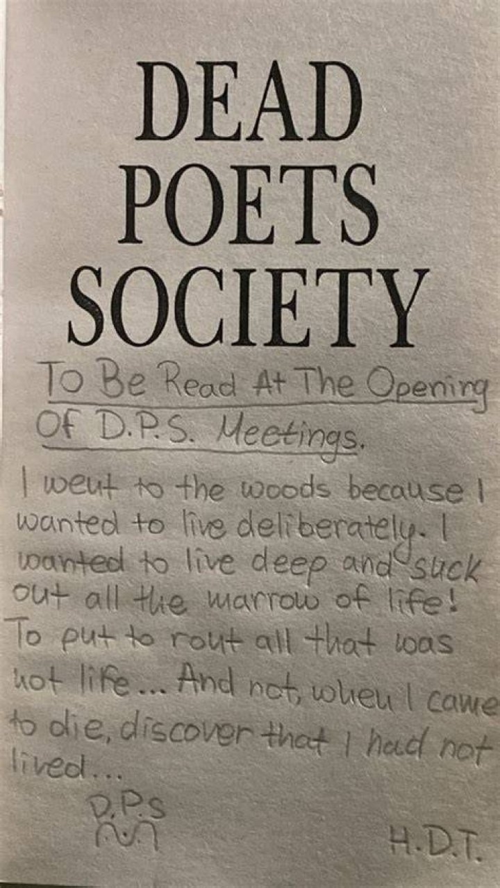 How does Dead Poets Society relate to romanticism?