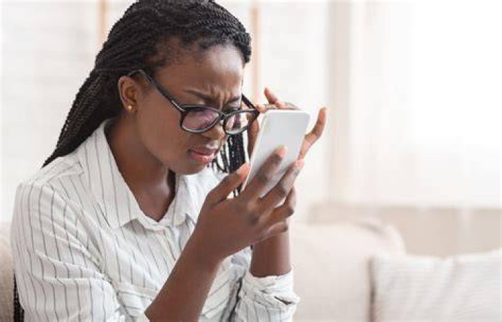 How far away should you hold your phone?