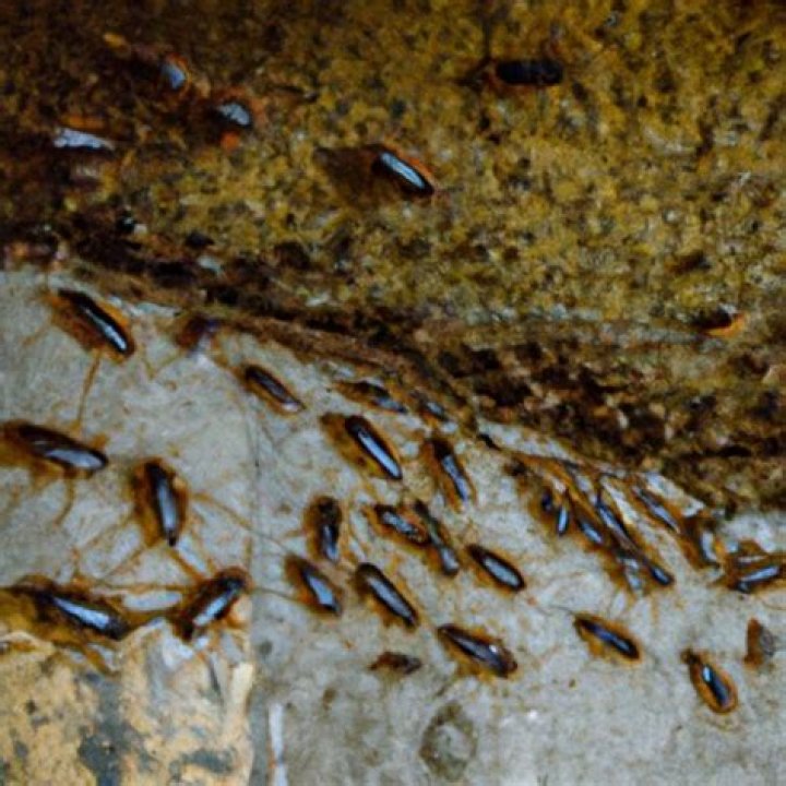 How far do roaches travel from nest?